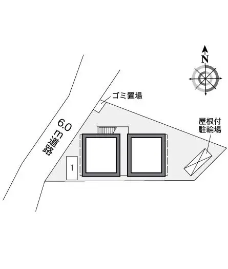 ★手数料０円★千葉市稲毛区天台　月極駐車場（LP）